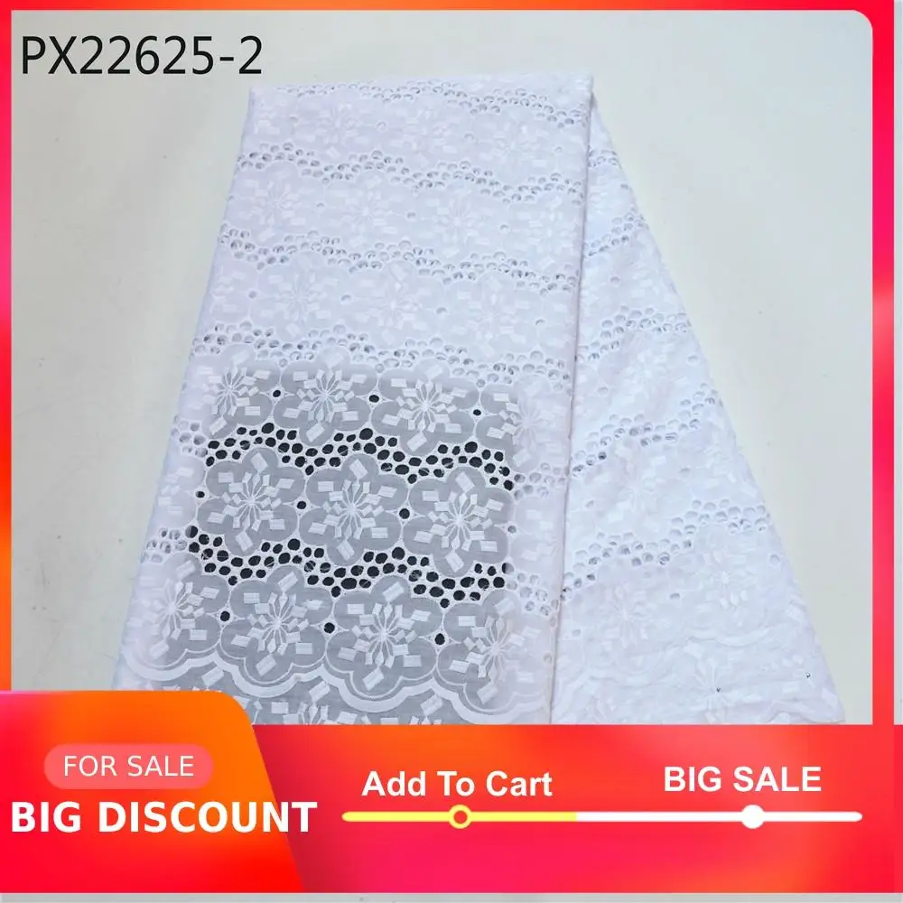 Красивые Новейшие цвета дизайнерская белая хлопчатобумажная кружевная ткань с