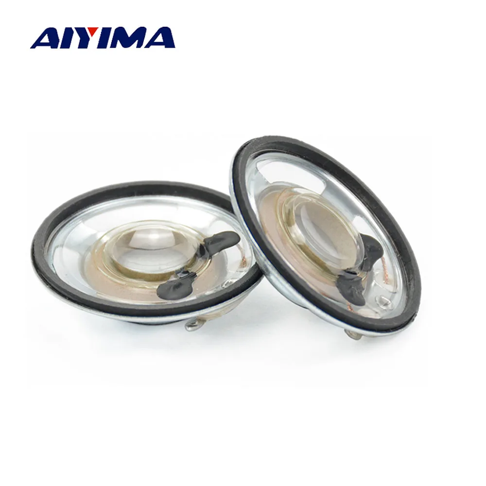 AIYIMA-minialtavoces portátiles de Audio, altavoz impermeable, LS40N-14F, tipo magnético, Tweeter, 40MM, 8 Ohm, 2 W