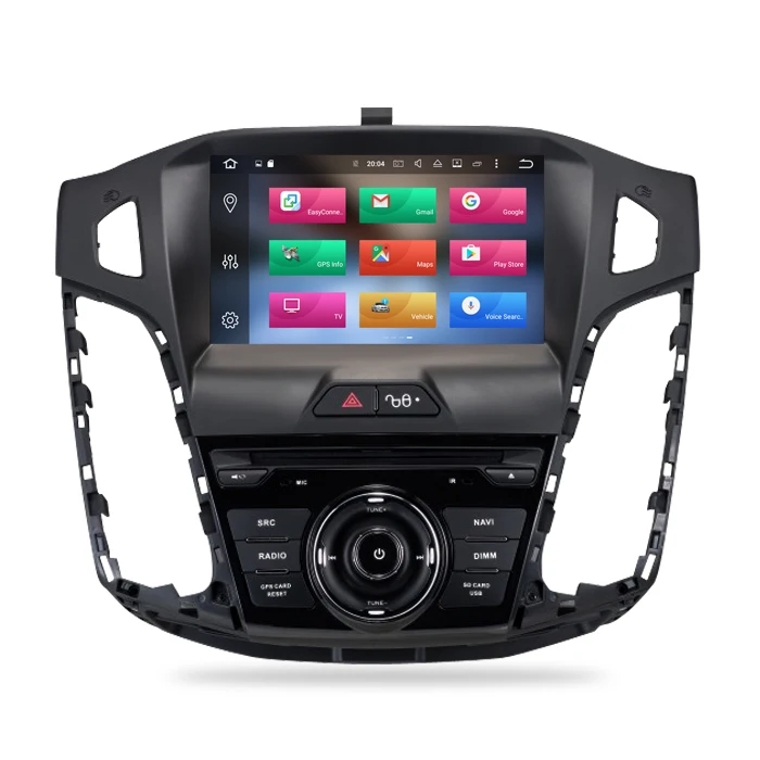Восьмиядерный Android 9 0 автомобильное радио GPS HD 'и 8' Навигация стерео для ford Focus