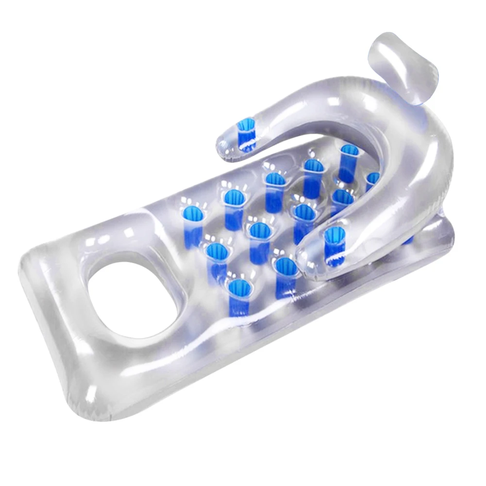 

Inflatable Floating Row Summer PVC Water Hammock Swimming Pool Air Mattresses Beach Water Sports Pool Float Lounger Chair