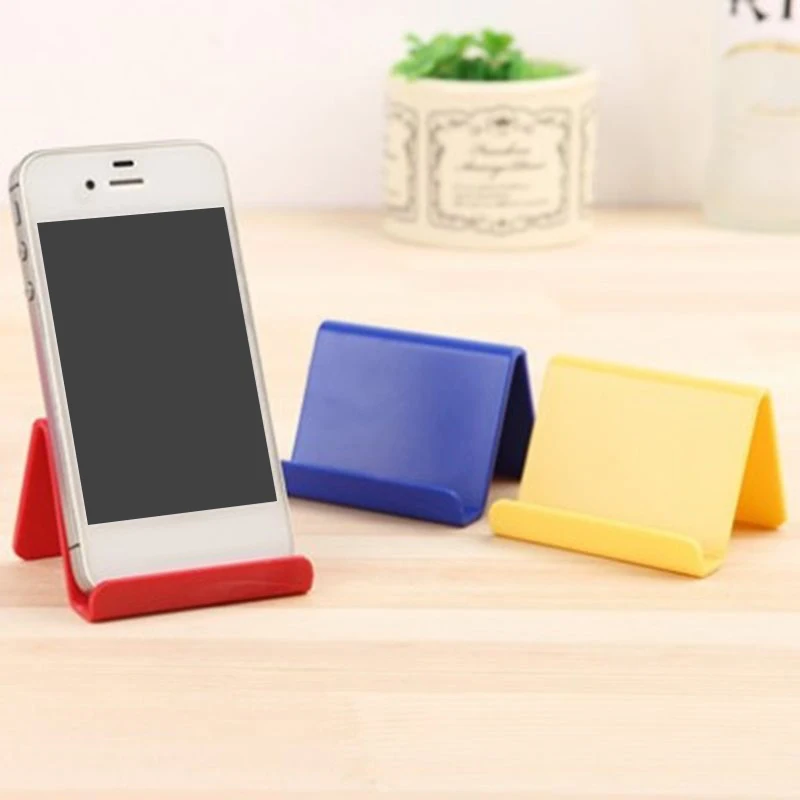 

1pcs Phone Holder Support Resin Mobile Phone Holder Stand Portable Tablets Desk Smartphone Holder Mini Home Office Storage