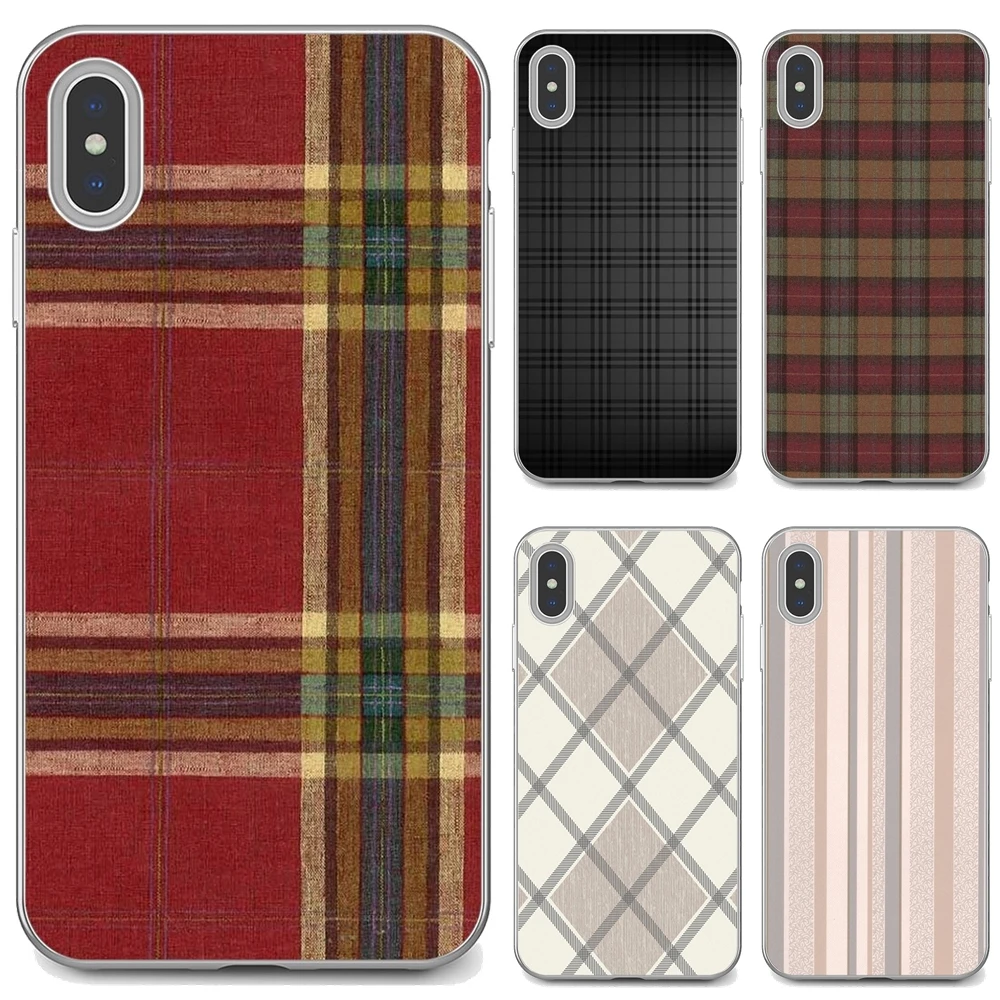 Pastel-Clean-Plaid-Stripes For Huawei Nova 2 2i 3 3i Y3 Y5 Y6 Y7 Y9 Prime 2015 2016 2017 2018 2019 Case Cover | Мобильные телефоны