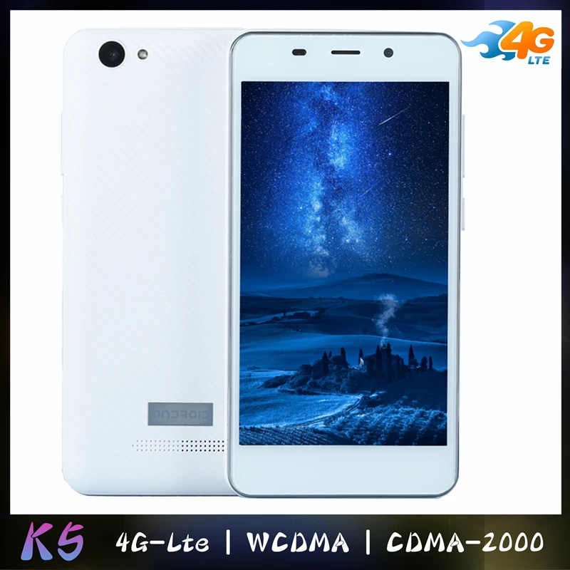 Смартфоны K5 4G lte Android OS 6 0 мобильные телефоны 5MP камера 720P экран четырехъядерный 2G