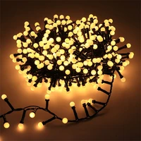 510m led globe ball string lights outdoor waterproof christmas garland fairy garden lights for party wedding holiday decoration