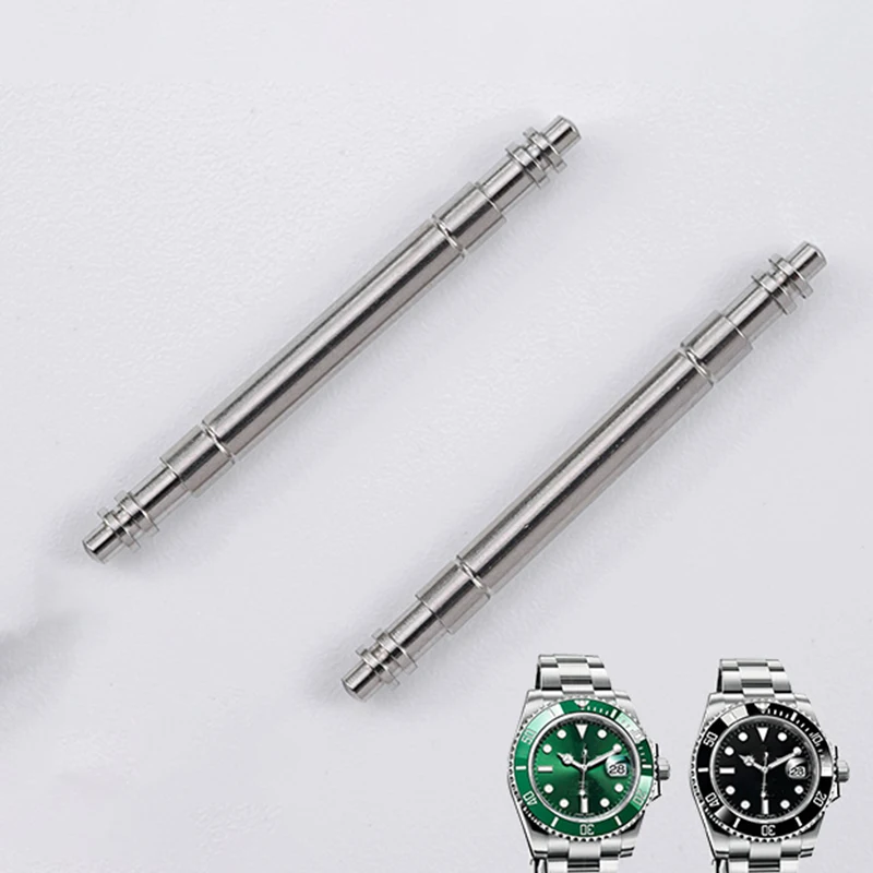 Enlarge 2.0mm Spring Bars Strap Links fit for Datejust Submariner Daytona  20mm 21mm Watch Strap Bands Watch Bracelet
