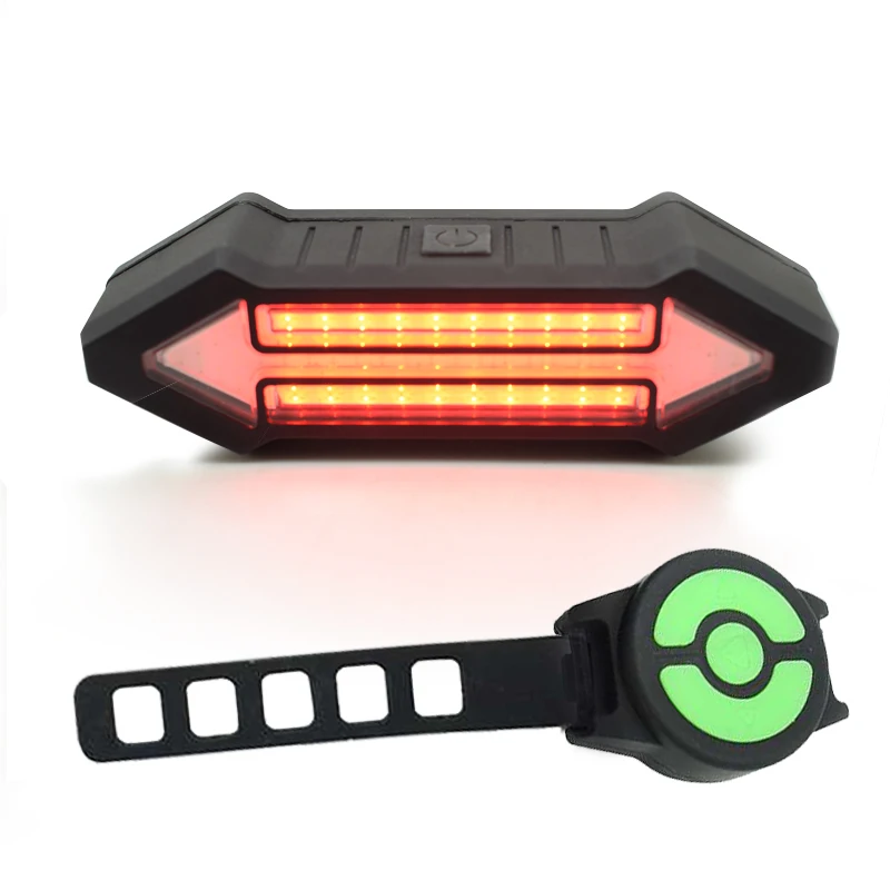 

Задний светодиодный велосипедный фонарь WasaFire, задний фонарь для руля с USB-зарядкой и дистанционным управлением