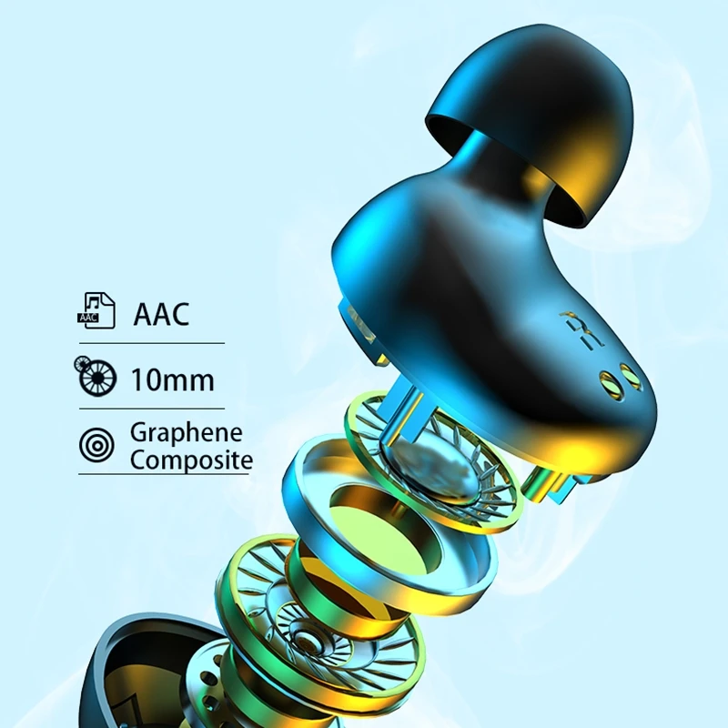 Suitable for TWS Wireless Bluetooth Earphones For iPhone 12 Max 11 7/8/PLUS X xs XR Xiaomi 10 Pro Mi Ear Headset Stereo Earbuds |