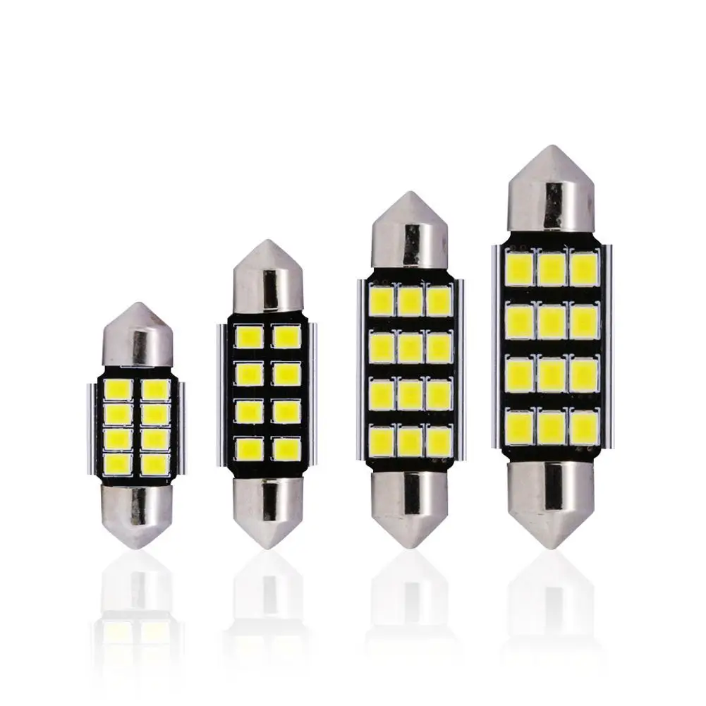 Автомобильный светодиодный светильник 8SMD 31 мм 36 39 41 2835 C5W DC 12 В автомобильная