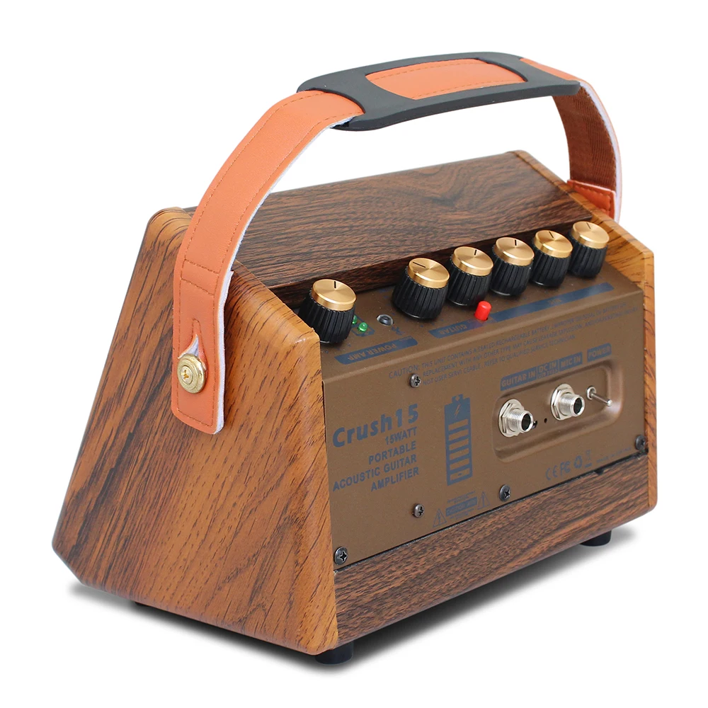 Портативный усилитель для акустической гитары Amp BT 15 Вт Встроенный