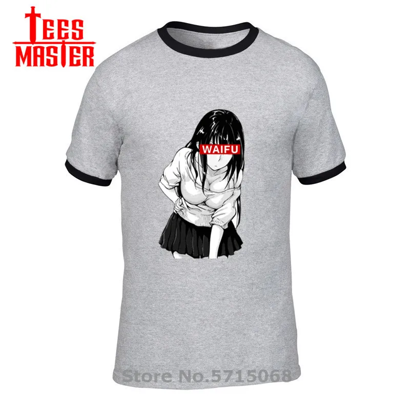 Футболка мужская с коротким рукавом из японского аниме Эротичная