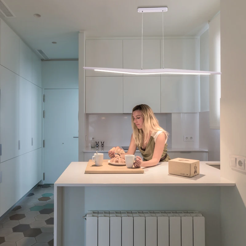 Светодиодный линейный подвесной светильник для столовой ресторана потолочные