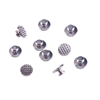 10pcspack orthodontic metal buttons dental lingual bucklecomposite ceramic lingual buttons for bondable round base