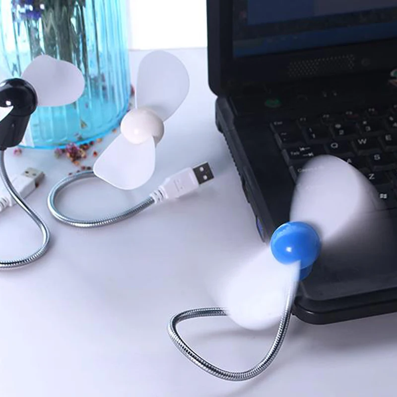 

Mini USB Fan Flexible USB Cooling Fan With Switch For Notebook Laptop Computer Office Gadgets