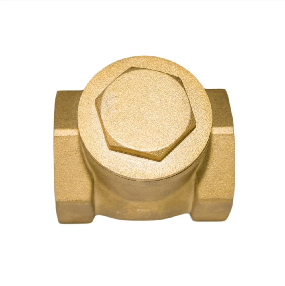 

1/2" 3/4" 1" 1-1/4" 1-1/2" 2" Brass Check Valve Wire Mouth Horizontal Non-Return Valve Full Copper Female Thread Swing