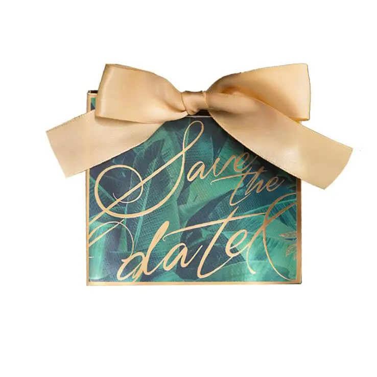 

5 pcs Ribbon Candy Boxes Wedding Favors and Gifts Box Party Supplies Baby Shower Paper Chocolate Boxes Package