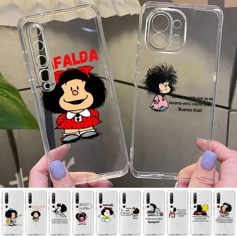 

Babaite Mafalda Phone Case For Redmi Note 5 7 8 9 10 A K20 pro max lite for Xiaomi 10pro 10T