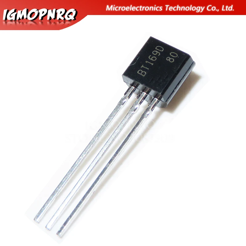 Thristor Triacs BT169D BT169 TO 92 50 шт. SCR 400V 9A 3 контактный SPT новый оригинальный|c c| |