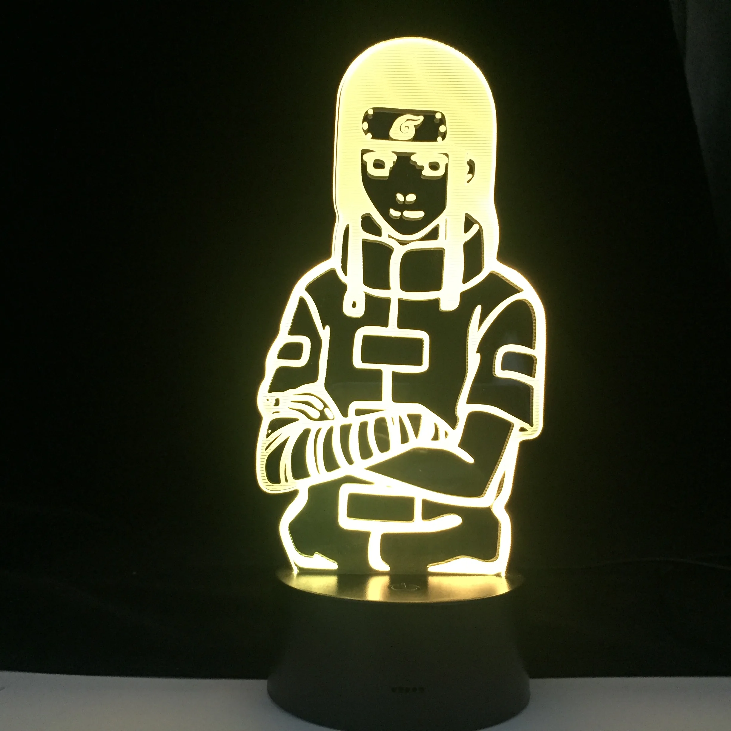 Ночник Orochimaru Naruto Hyuga Neji фигурка Наруто акриловая 3d лампа для детской спальни