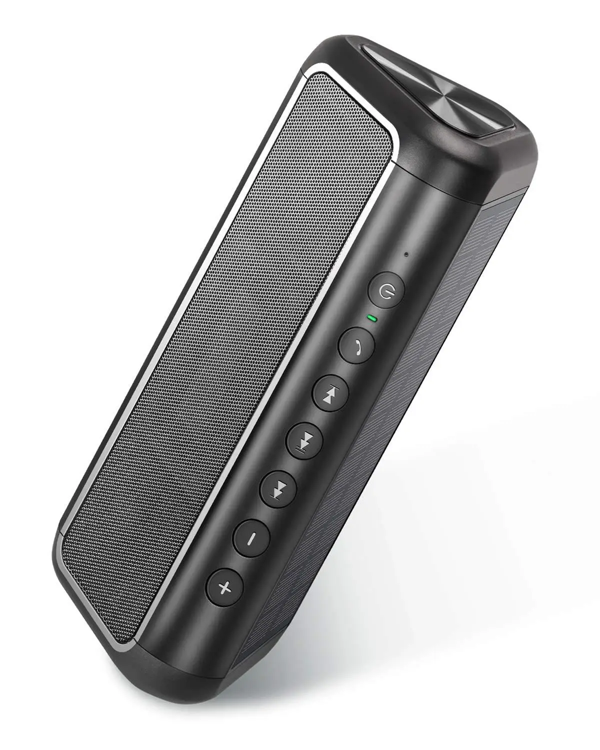 Портативный Bluetooth динамик на солнечной батарее с внешним аккумулятором 5000 мАч