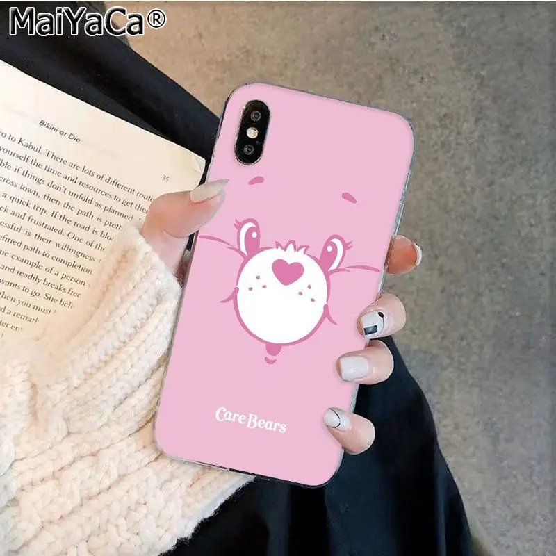 A4 MaiYaCa стильная футболка с изображением персонажей видеоигр Care Bears Роскошный чехол для телефона Apple iphone 11 pro 8 7 66S Plus iphone X XS MAX 5S SE XR корпус под плетенную сумку - Цвет: A4