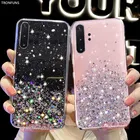 Чехол для Samsung Galaxy A50 A30 A70 A20 A10 A30S A10S A20E A80 A90 A71 A81 A91 M20 M30 M40, мягкий чехол из ТПУ с блестками