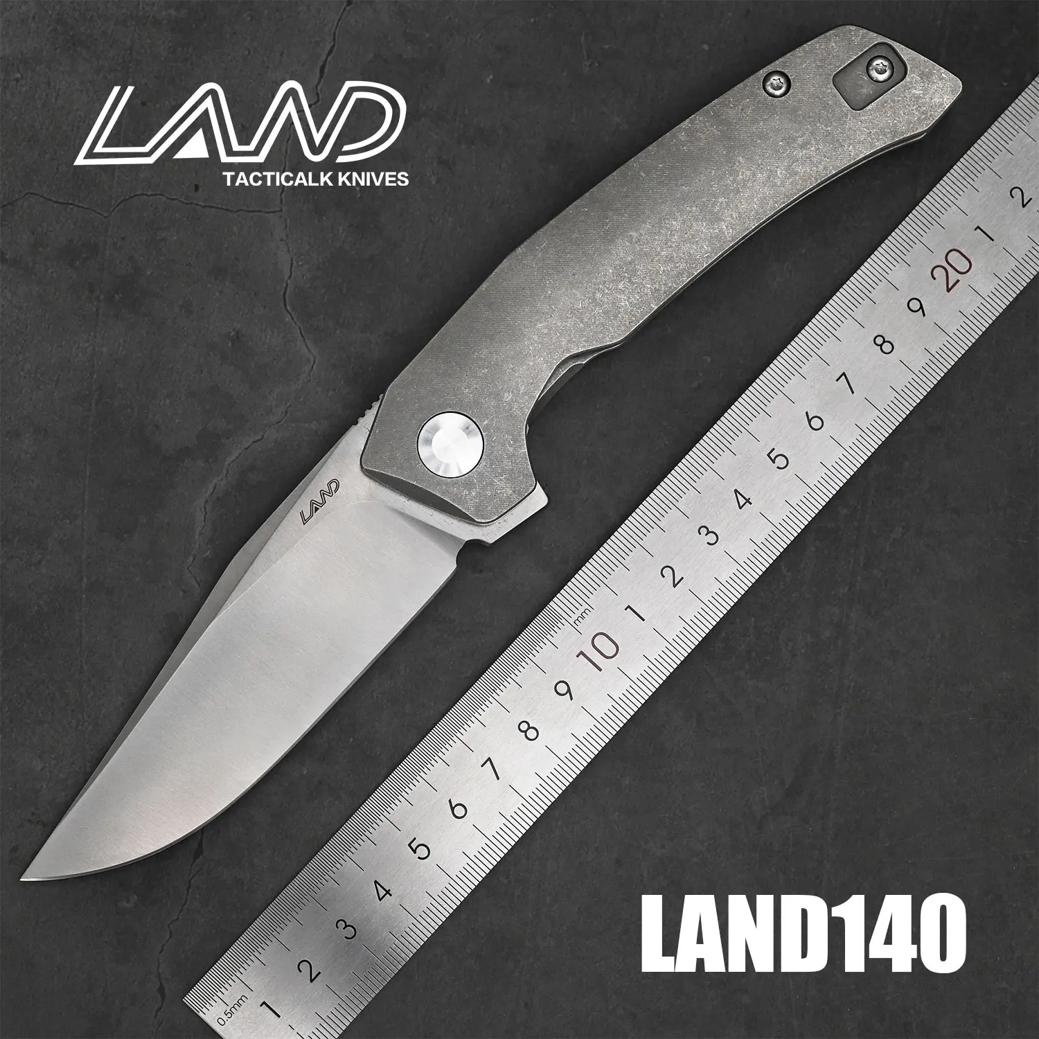 Карманный складной нож LAND 140 лезвие VG10 игольчатый подшипник TC4 ручка тактический