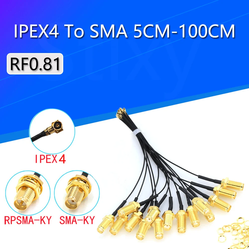 5 шт. RP SMA U.FL IPEX MHF4 кабель антенна для NGFF M.2 9260 9560 8265 NGW с антеннами Wifi беспроводной