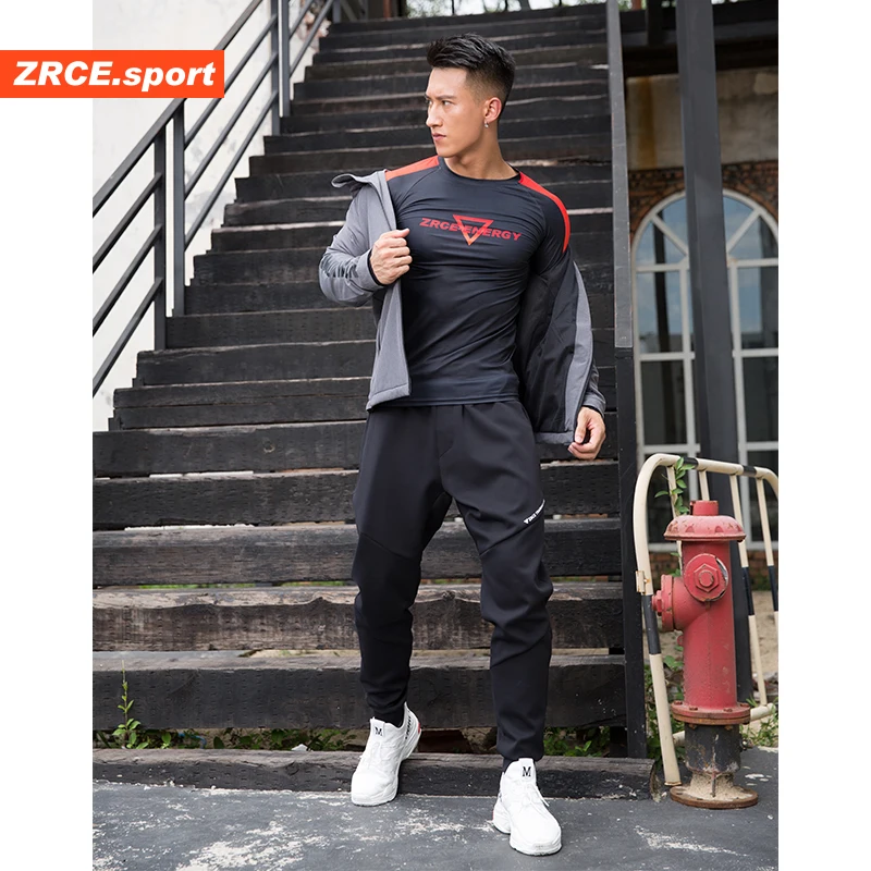 Модные футболки ZRCE с 3D принтом повседневная одежда для бега и велоспорта рукавом
