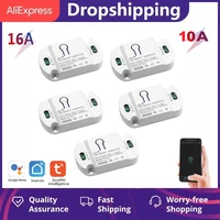 new 10a16a wifi switch for tuya smart life app timer smart home automation voice control work with alexa google home