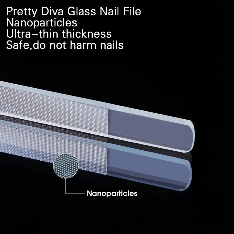 Glass Nail Shiner - Nano Files Crystal Buffer Shine Polisher For Natural Fingernails Toenails | Красота и здоровье