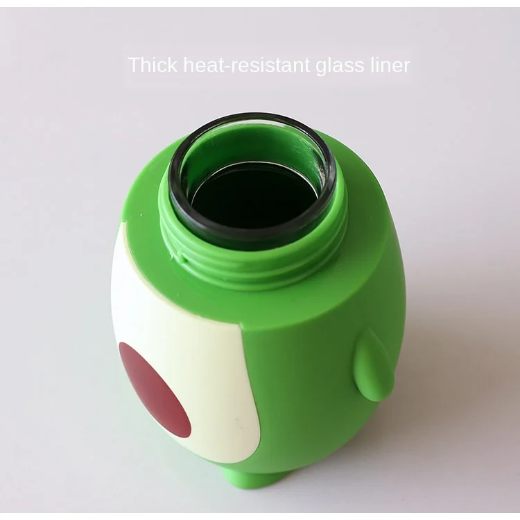 

Cartoons Cartoon Avocado Glass Double Layer Student Simple Fresh Mori Cute Cup Portable Girl's Heart Ins Wind