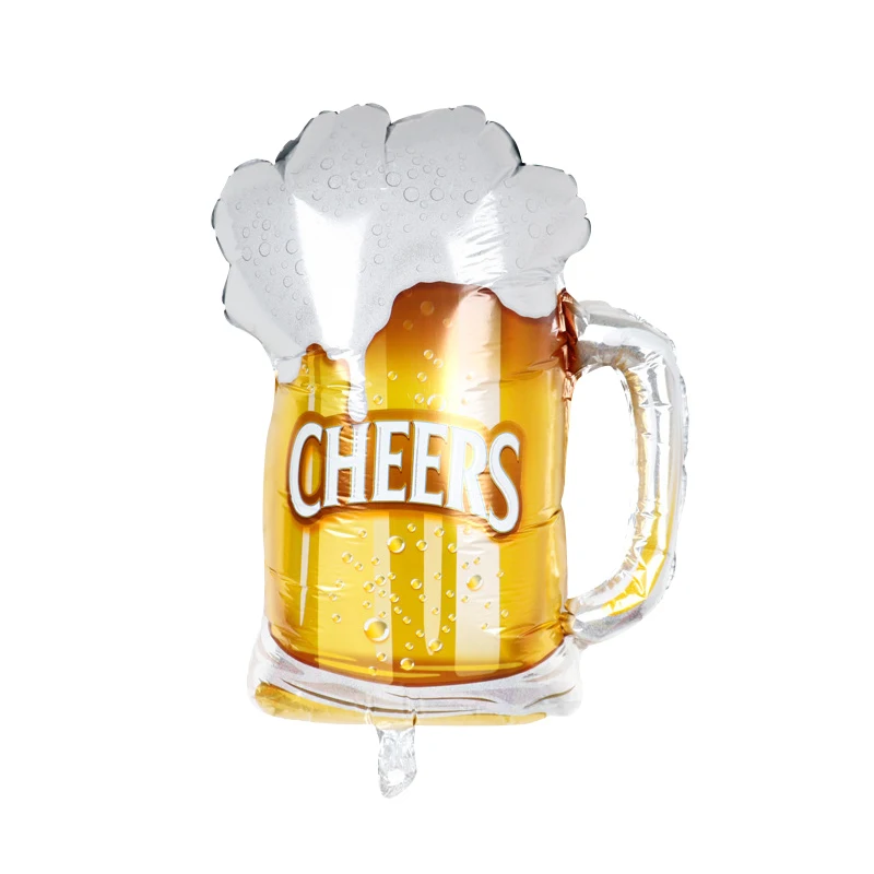 Набор воздушных шаров Пиво ура 5 шт. украшения для летней вечеринки подарки на