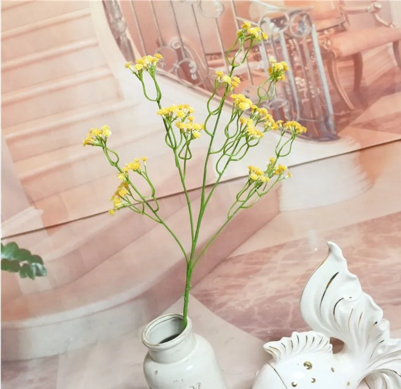 Искусственным звездным Цветочная композиция для вазы украшения дома невесты с