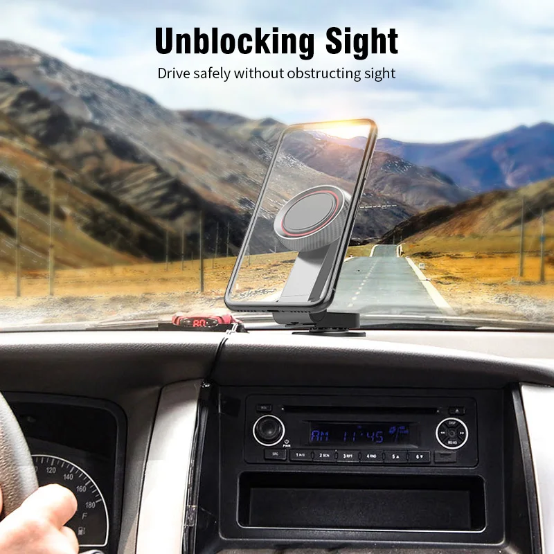 Автомобильный держатель для телефона FONKEN складной магнитный на 360 градусов |