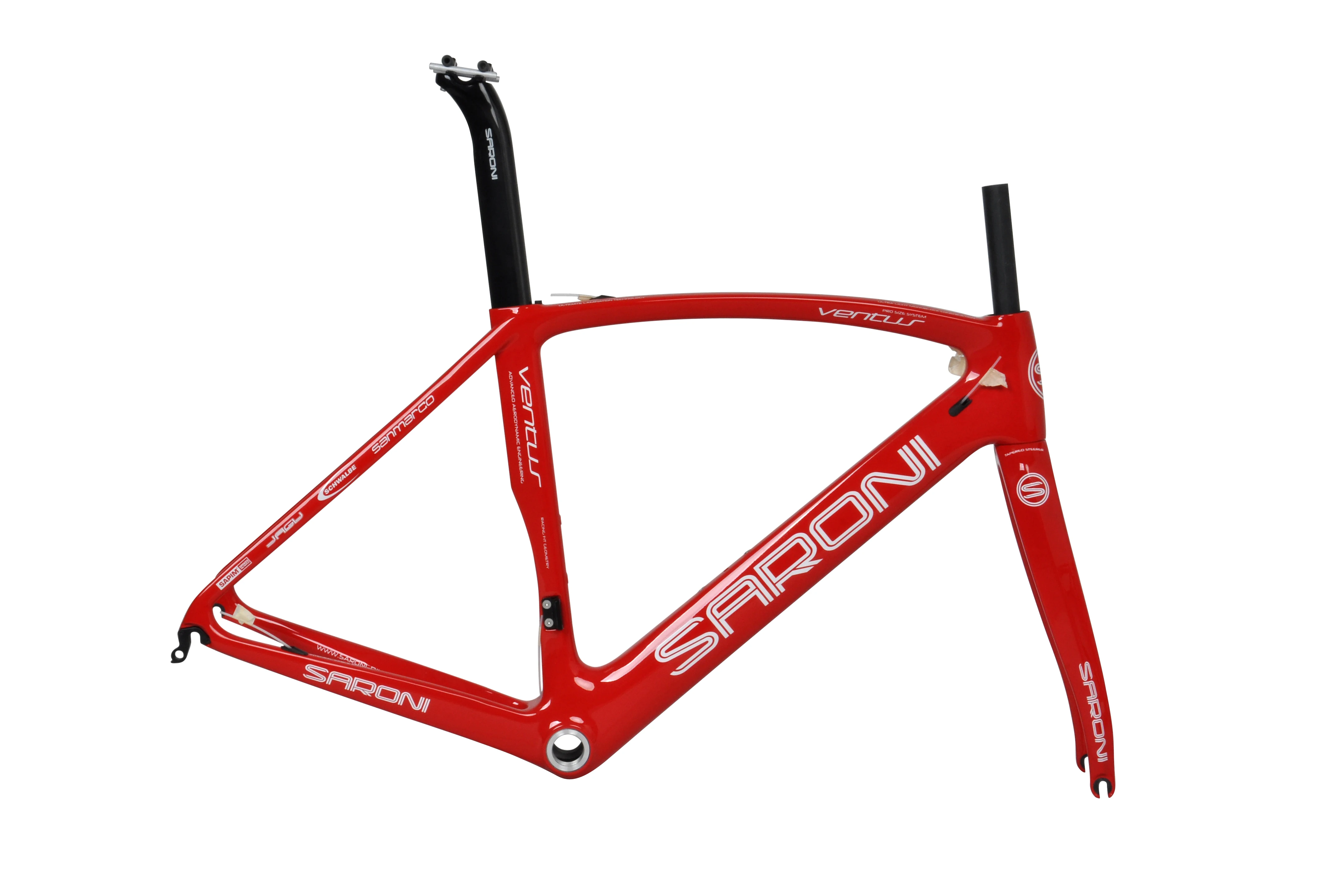 Карбоновая вилка Aero RoadFM098 V2 подседельный штырь 700X25C BSA красный цвет Раскрашивание