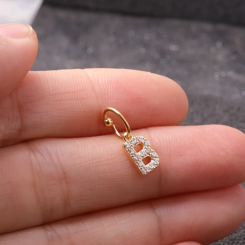 Серьги Sellsets для пирсинга Ювелирное Украшение прокола ноздрей цвет золото