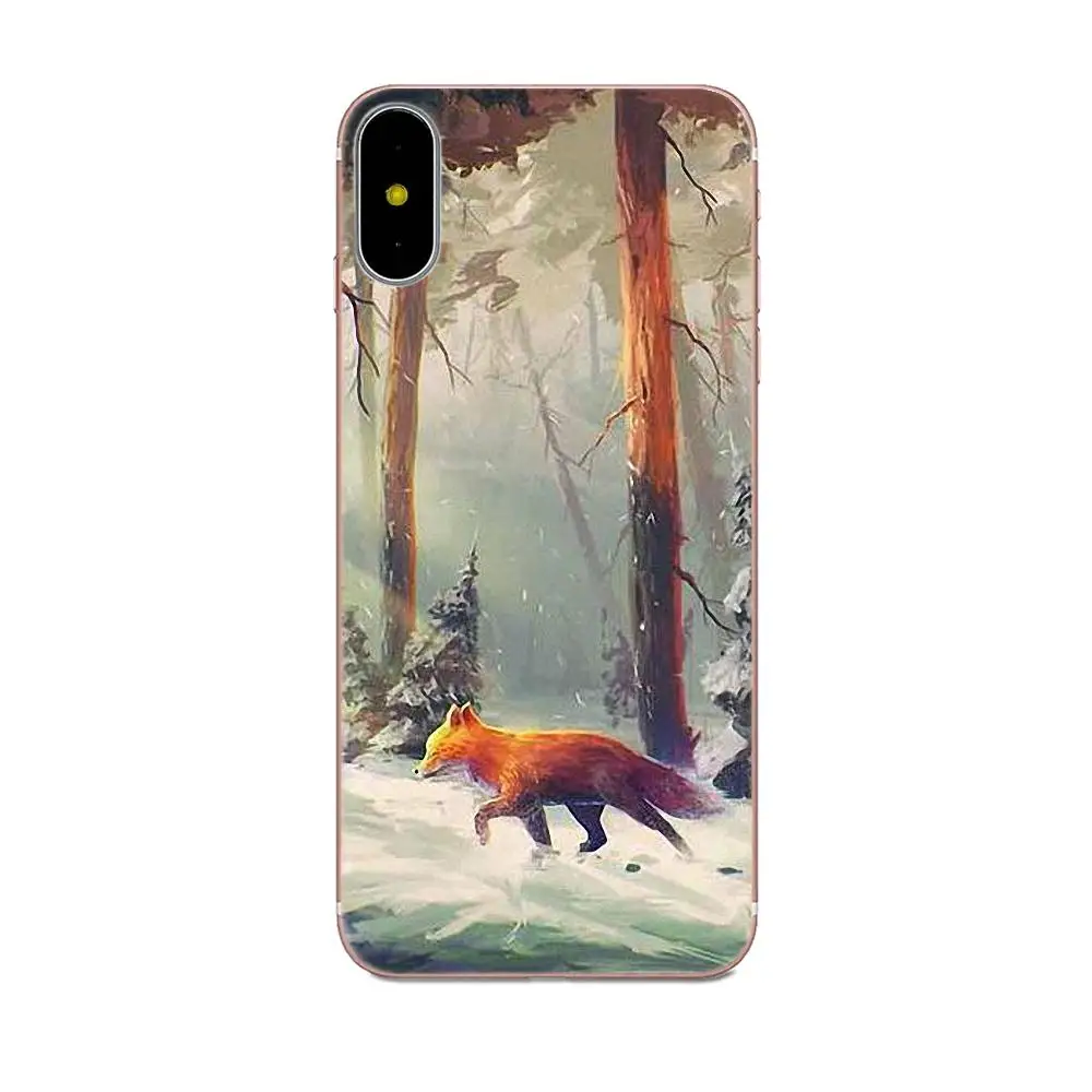 Чехол из ТПУ с очками Mr Fox для Huawei Honor Mate 7 7A 8 9 10 20 V8 V9 V10 V30 P40 G Lite Play Mini Pro P Smart |