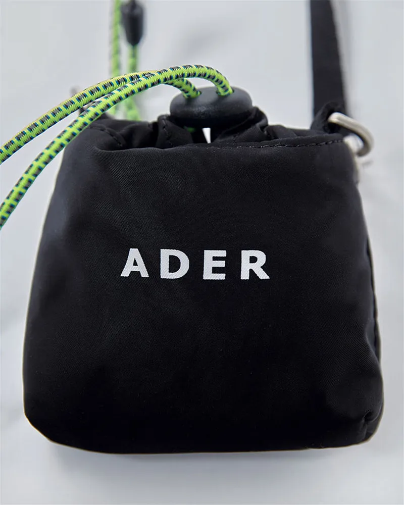 

Fluorescent Green New Drawstring Adererror Mini Bag Men Women 1:1 High-quality Ader Shoulder Bags Canvas Ader Error Key Wallets