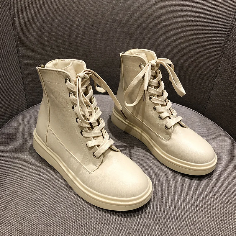 Обувь на каждый день Женская обувь Martin Сапоги с перекрестными ремешками и