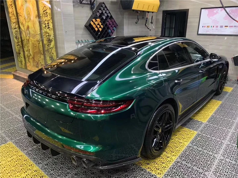 Передняя Задняя сторона юбка выступ Спойлеры для Porsche Panamera 971 Turbo бампер диффузор спойлер из углеродного волокна