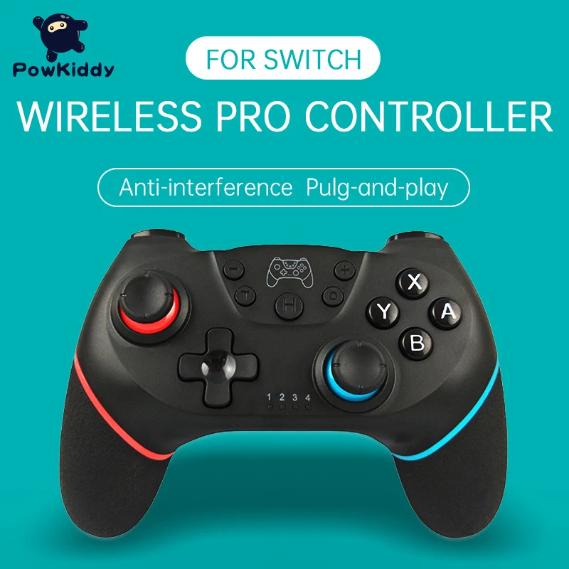 POWKIDDY Nintendo Switch NS игра беспроводной с вибрацией и Bluetooth Управление Пульт