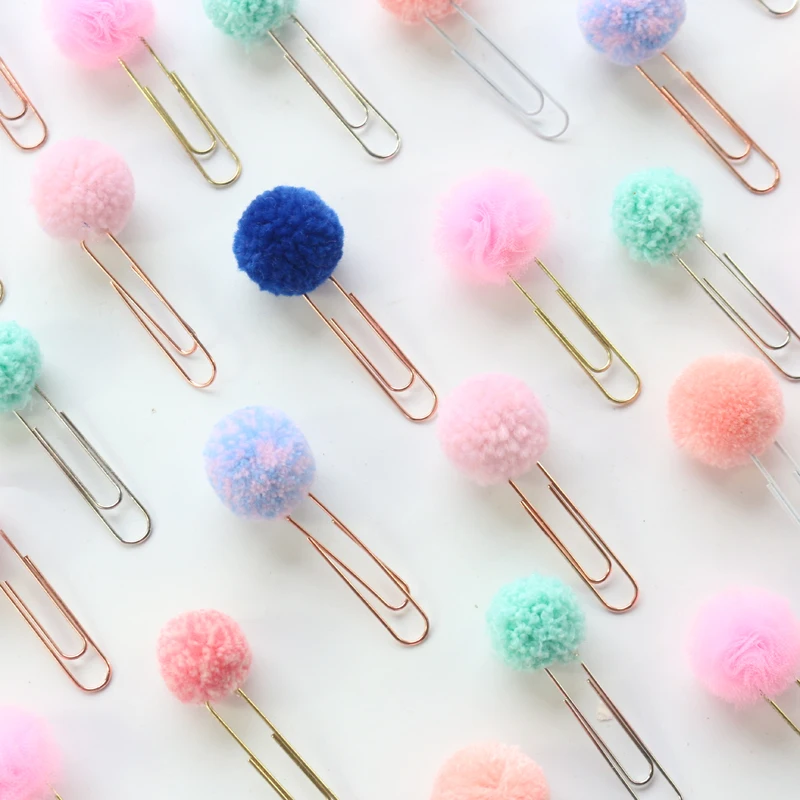 Domikee оригинальный креативный фетровый металлический цветной индекс скрепки