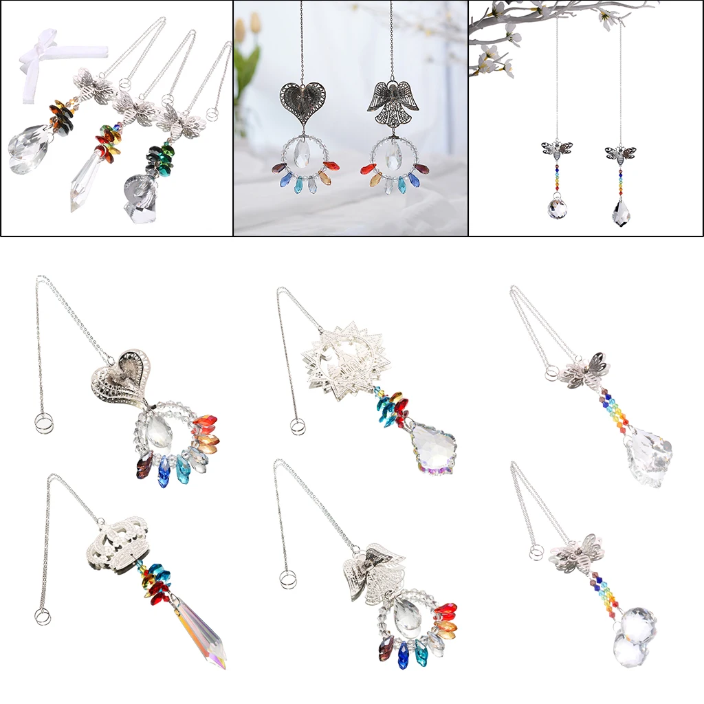 

Crystals Ball Prisms Hanging Ornament Rainbow Maker for Window Balcony Curtain Wall Plants