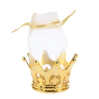 12pcs golden crown chocolate treats bags candy bags treats chocolate holders bags containers table decor for wedding baby shower