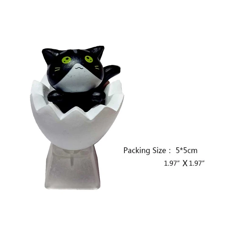 

1PC DIY ABS Custom Cartoon Anime Cat Keycap Bottom Backlit Keycaps for Cherry MX Mechanical Keyboard Key Cap R4 Height