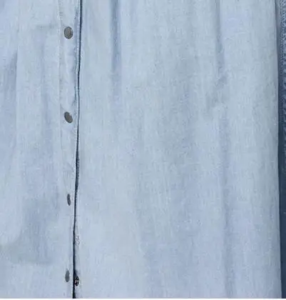 Лето 2020 Женская длинная джинсовая юбка повседневная свободная высокая талия