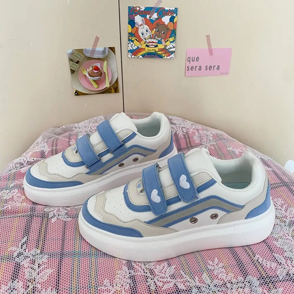 

Women Lolita Rainbow Marshmallow Shoes Sweet Tea party Kawaii Princess Kawaii Shoes Casual Sports Shoes Thick bottom Round head