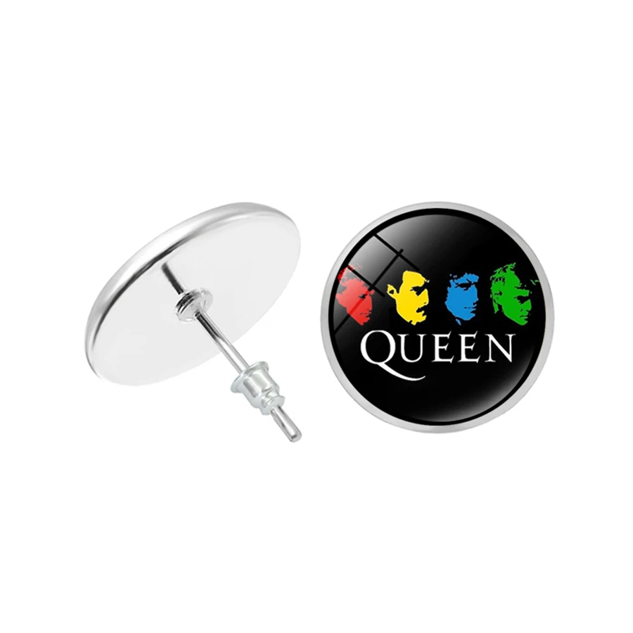 Новый дизайн рок группа серьги королевы группы музыкантов гвоздики ювелирное