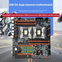 x99 dual cpu motherboard stable fast computer circuit board high speed connection for home office