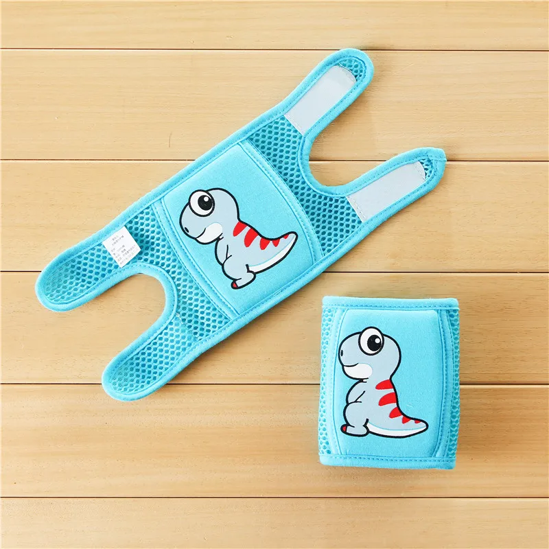 1 пара Детские наколенники из сетчатой ткани для ползания защита от падения